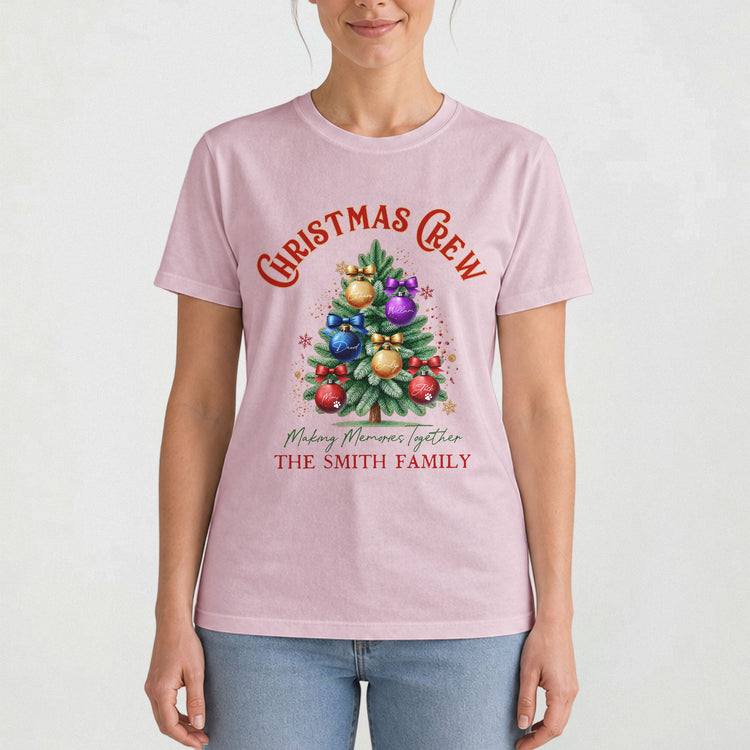 Christmas Crew, Family Christmas, Custom Family Name, Matching Christmas Shirt, Gift For Family Members - Personalized Shirt 3