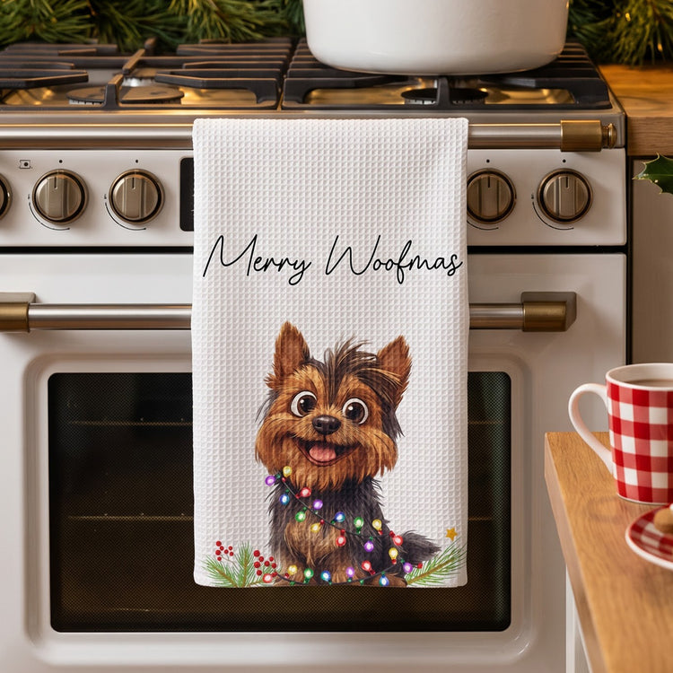 Christmas Gift For Dog Cat Pet Lover, Housewarming Gift Hostess Gift Kitchen Decor - Personalized Kitchen Towel 1