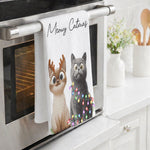 Christmas Gift For Dog Cat Pet Lover, Housewarming Gift Hostess Gift Kitchen Decor - Personalized Kitchen Towel 5