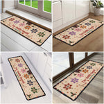 Christmas Together - Custom Family Name, Snowflake Patchwork Effect - Personalized Runner Rug 6
