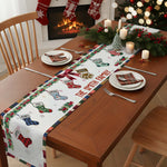 Christmas Together Patchwork Print Stocking - Personalized Table Runner 2