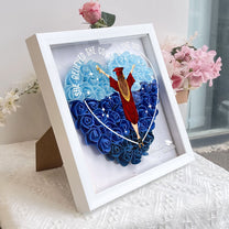 Class Of 2026 Graduation Gift So She Did - Personalized Flower Shadow Box