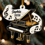 Classic Music Instrument Gift For Band Student, Music Teacher - Personalized Ornament 3