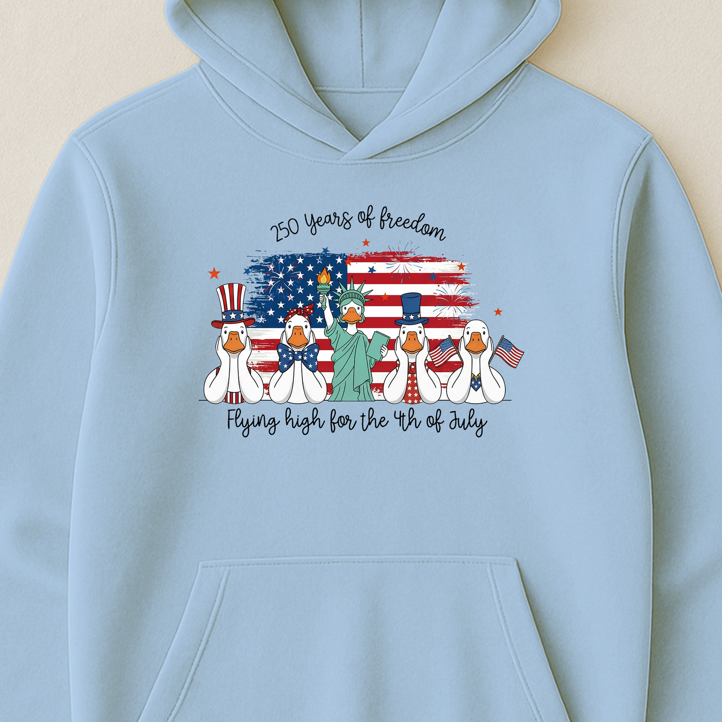 Ducks Flying High For 4th Of July Ducks - Shirt