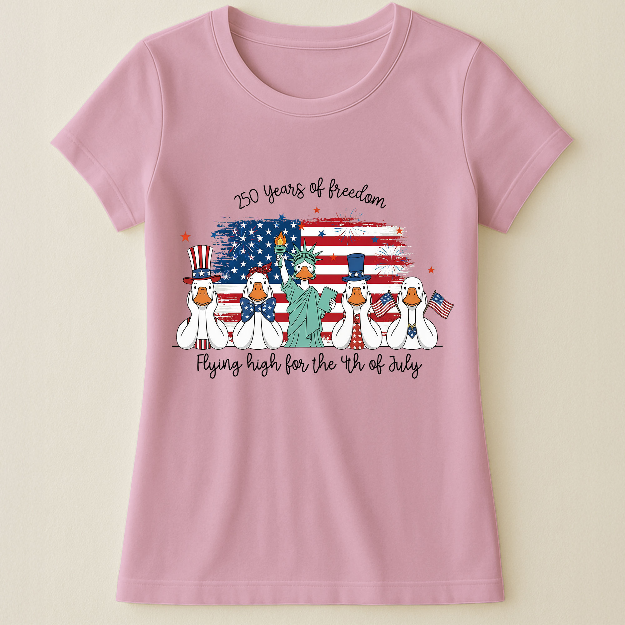 Ducks Flying High For 4th Of July Ducks - Shirt
