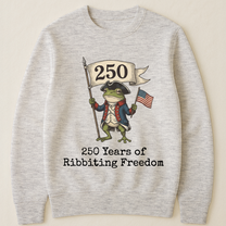 250 Years Of Ribbiting Freedom Patriot Frog - Shirt