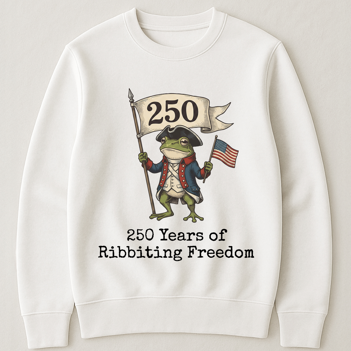 250 Years Of Ribbiting Freedom Patriot Frog - Shirt
