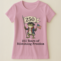 250 Years Of Ribbiting Freedom Patriot Frog - Shirt