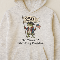 250 Years Of Ribbiting Freedom Patriot Frog - Shirt