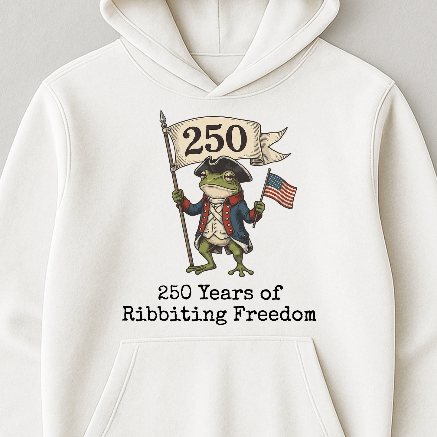 250 Years Of Ribbiting Freedom Patriot Frog - Shirt