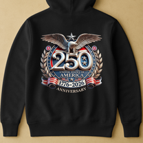 United States 250th Anniversary Silver Eagle - Back Printed Shirt