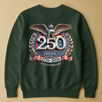 United States 250th Anniversary Silver Eagle - Back Printed Shirt