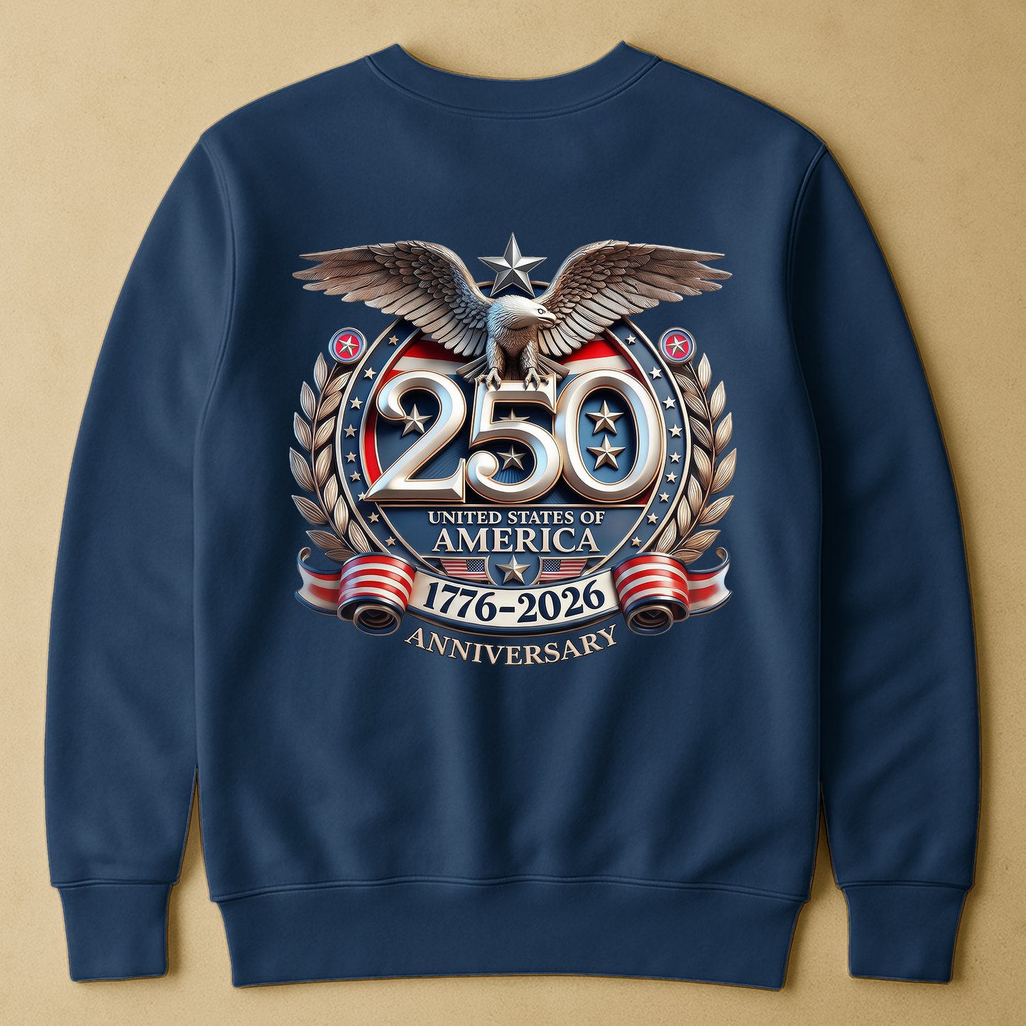 United States 250th Anniversary Silver Eagle - Back Printed Shirt