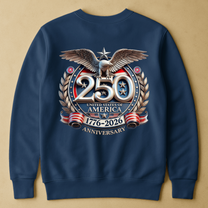 United States 250th Anniversary Silver Eagle - Back Printed Shirt
