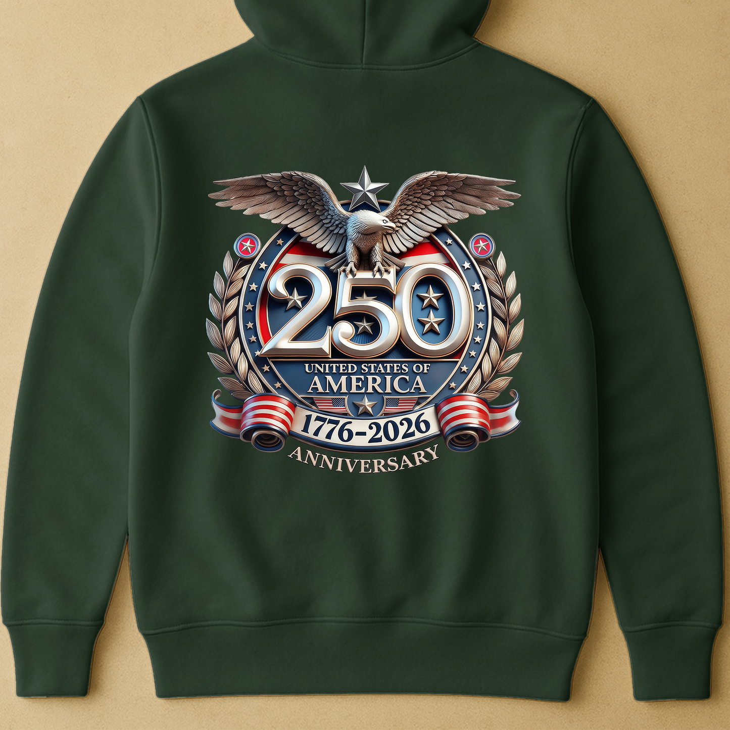 United States 250th Anniversary Silver Eagle - Back Printed Shirt