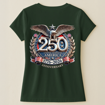 United States 250th Anniversary Silver Eagle - Back Printed Shirt