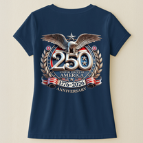 United States 250th Anniversary Silver Eagle - Back Printed Shirt