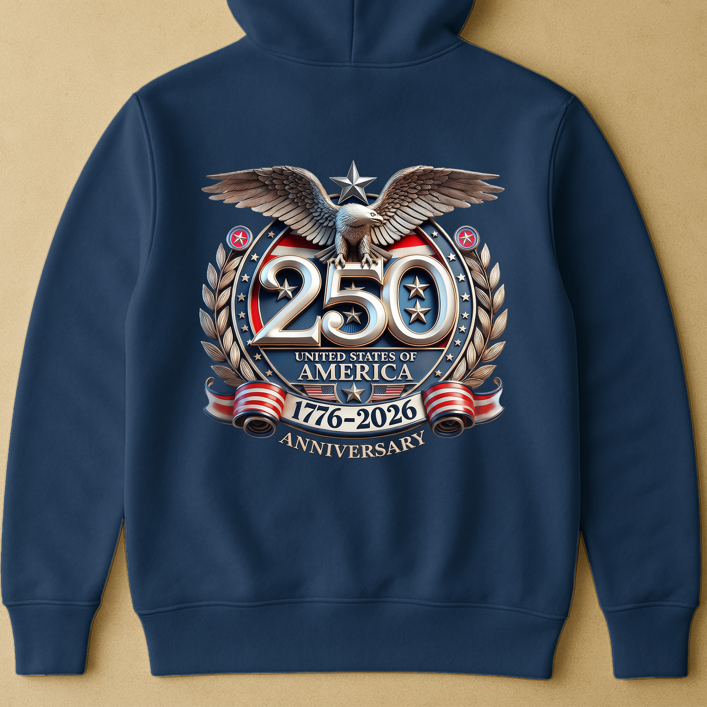 United States 250th Anniversary Silver Eagle - Back Printed Shirt