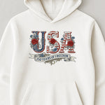 USA Floral 250 Years Of Freedom Vintage - Shirt