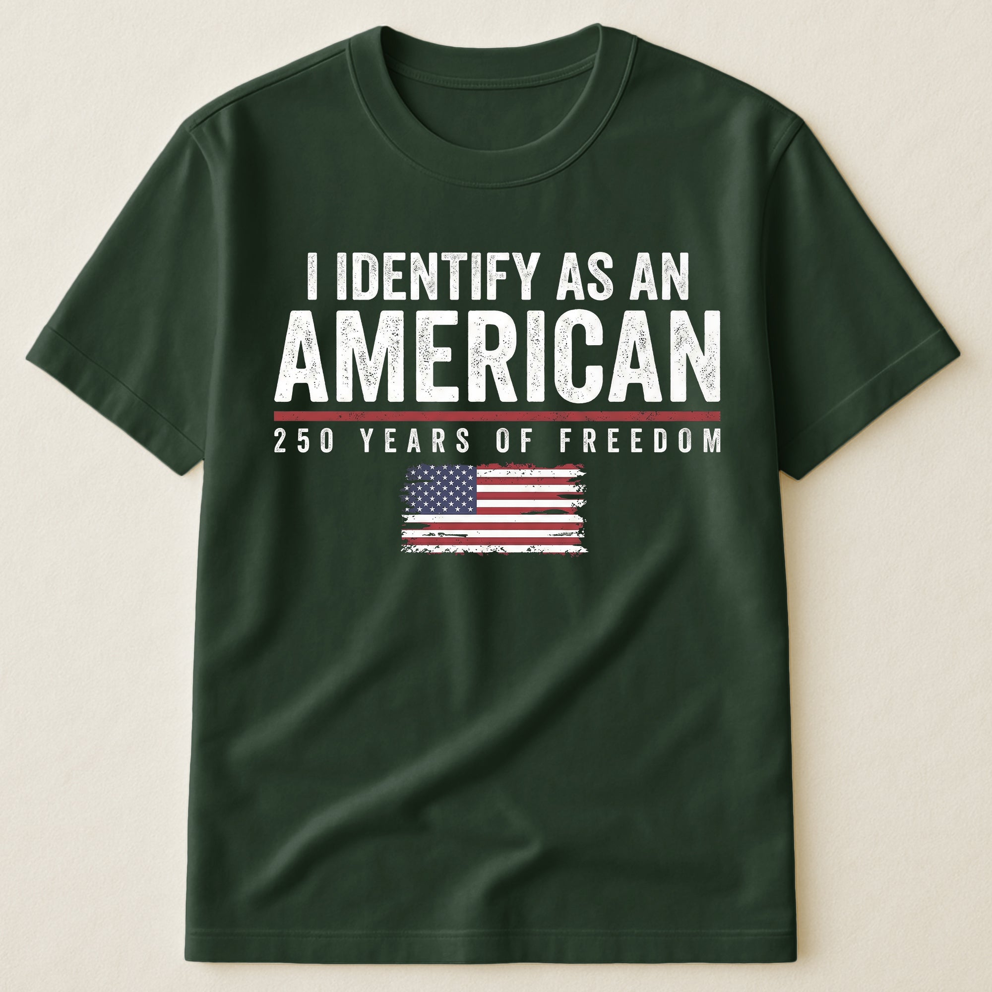 I Identify As An American 250 Years Of Freedom - Shirt