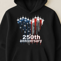 250th Anniversary Jet Fighter Heart USA - Shirt