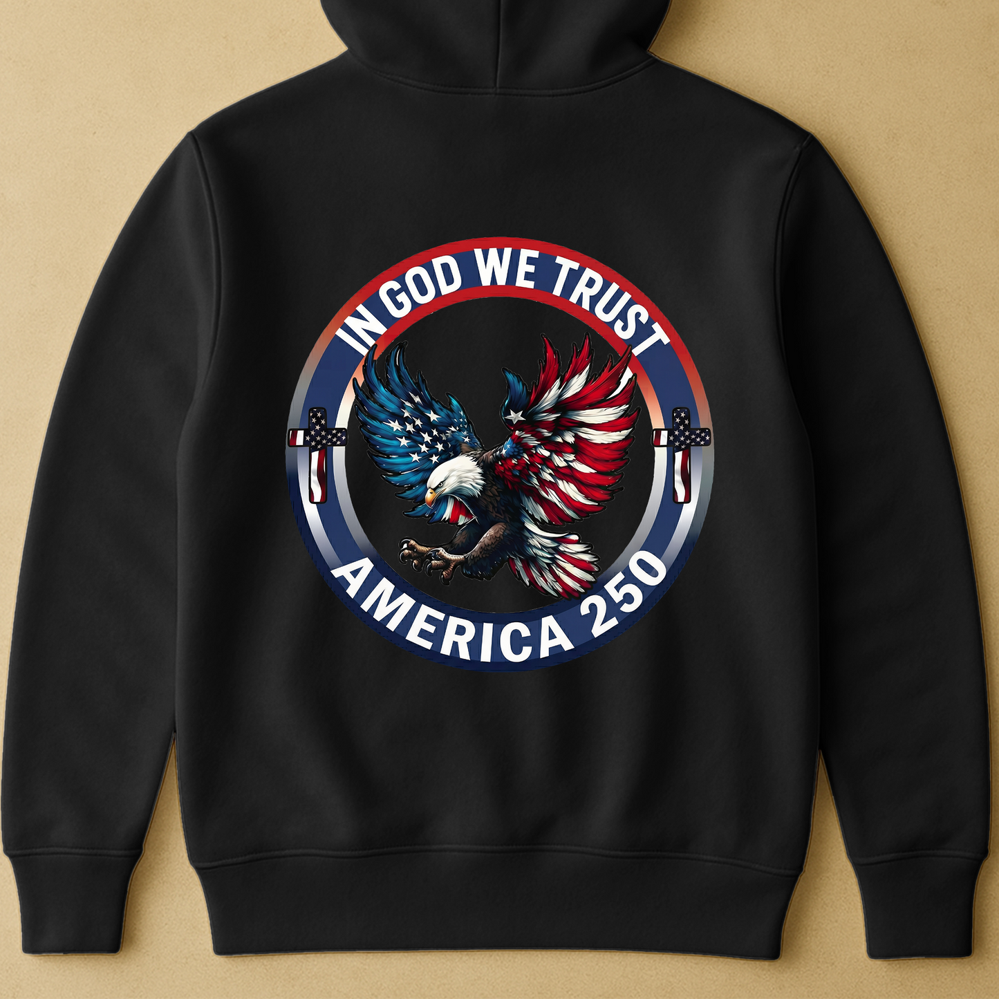 In God We Trust America 250 - Back Printed Shirt