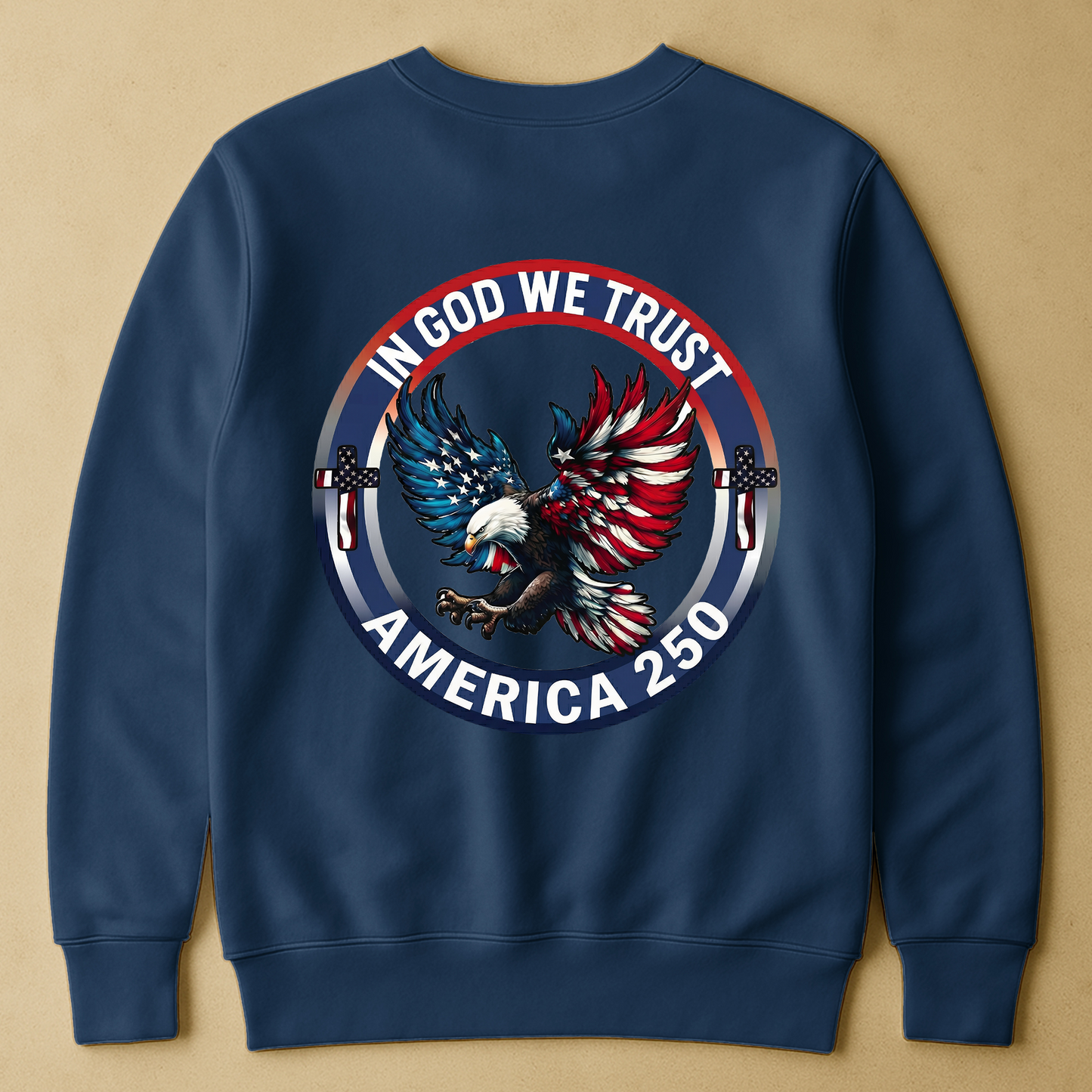 In God We Trust America 250 - Back Printed Shirt