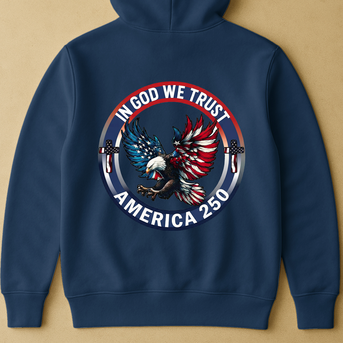In God We Trust America 250 - Back Printed Shirt