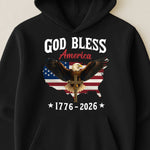 God Bless America Eagle Cross 1776-2026 - Shirt