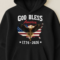 God Bless America Eagle Cross 1776-2026 - Shirt