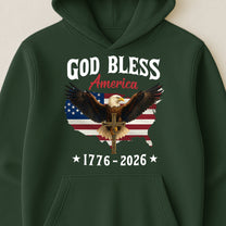 God Bless America Eagle Cross 1776-2026 - Shirt