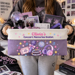 Concert Memories Basket For Daughter, Fan Girl, Music Lovers - Personalized Storage Basket 1