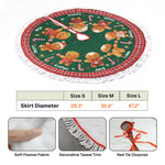 Cookie Gingerbread Christmas Family Decoration - Personalized Tree Skirt 4