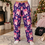 Coquette Bow Ballet Custom Name, Number Gift For Ballet Lover,Ballerina - Personalized Lounge Pants 1