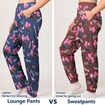 Coquette Bow Hockey Custom Name, Number Gift For Hockey Player, Hockey Team - Personalized Lounge Pants 7