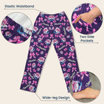 Coquette Bow Ice Skating Custom Name Gift Figure Skater, Ice Skater, Ice Skating Girl - Personalized Lounge Pants 9