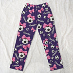 Coquette Bow Soccer Custom Name, Number Gift For Soccer Player, Soccer Team - Personalized Lounge Pants 4