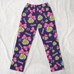 Coquette Bow Volleyball Custom Name, Number Gift For Volleyball Player, Volleyball Team - Personalized Lounge Pants 3