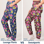 Coquette Bow Volleyball Custom Name, Number Gift For Volleyball Player, Volleyball Team - Personalized Lounge Pants 7