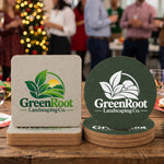 Corporate Gifts - Custom Logo Gifts For Employees, Clients, Business Partners & Company Events - Personalized Coasters 1