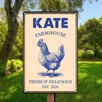 Country Farmhouse, Farm House, Farm Deco - Personalized Metal Sign 3