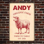Country Farmhouse, Farm House, Farm Deco - Personalized Metal Sign 5