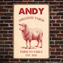 Country Farmhouse, Farm House, Farm Deco - Personalized Metal Sign 5