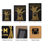 Couple Custom Name & Year Foil Printed Wall Art - Personalized Poster 7