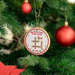 Coworkers Thank You Gifts Custom Crosswords - Christmas Gingerbread Style - Personalized Ornament 4