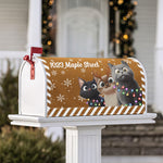 Custom Address Mailbox Covers Magnetic, Mailbox Wrap Merry Christmas Dog Pet Cat Lover - Personalized Mailbox Cover 4