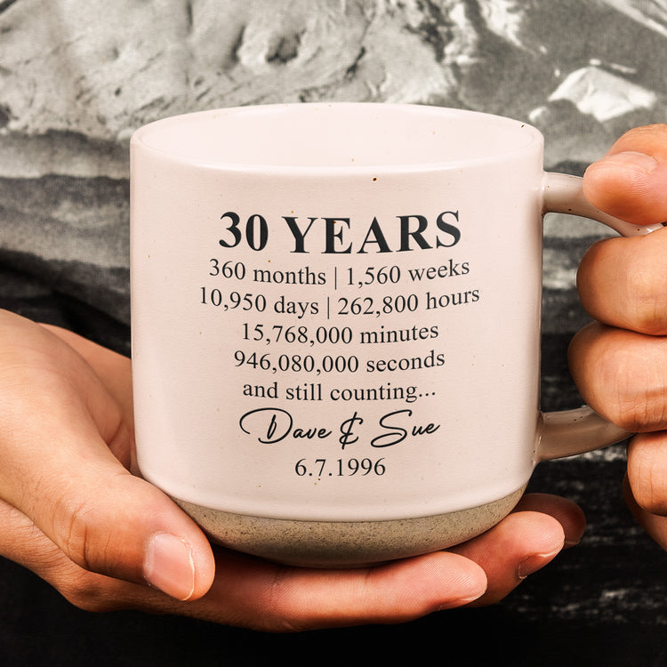 Custom Anniversary Counting Time, Custom Year For Couples, Him, Her, Parents - Personalized Mug 3