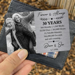 Custom Anniversary Counting Time, Custom Year For Couples, Him, Her, Parents - Personalized Wallet Card 3