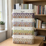 Custom Birth Flower & Name - For Book Lovers - Personalized Storage Basket 4