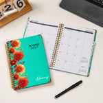 Custom Birth Flower & Name Gift For Her, Gift For Friend, Coworker, Teacher - Personalized Journal Planner_2027 8